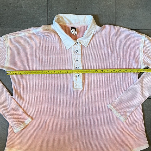 We The Free Long Sleeve Thermal Shirt with Collar - Picture 4 of 10